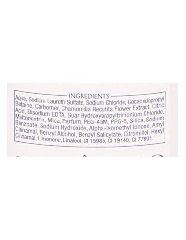 dimension shampoo 250ml - estratti di camomilla - capelli chiari lucentezza: tuttocasashop.live: igiene e cura della persona