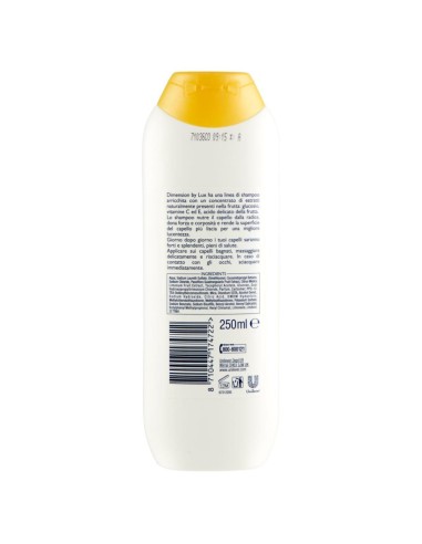 dimension shampoo e balsamo 2in1 250ml - capelli lisci - estratti frutta: tuttocasashop.live: igiene e cura della persona