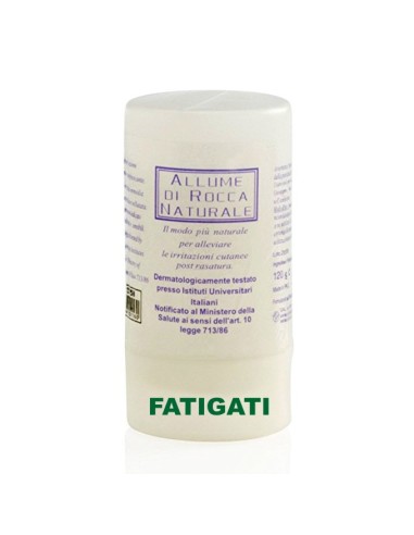 fatigati allume di rocca naturale - deodorante senza alcool e profumo - 120g: tuttocasashop.live: igiene e cura della persona
