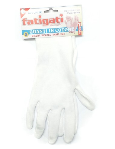 fatigati guanti in cotone bianchi - misura piccola: tuttocasashop.live: pulizia e cura della casa