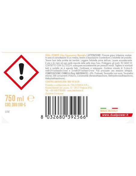 dual power sgrassatore universale spray 750ml - marsiglia: tuttocasashop.live: pulizia e cura della casa