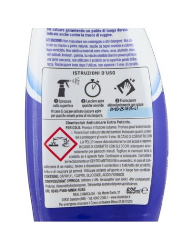chanteclair anticalcare universale antigoccia - spray 625ml - antiruggine: tuttocasashop.live: pulizia e cura della casa