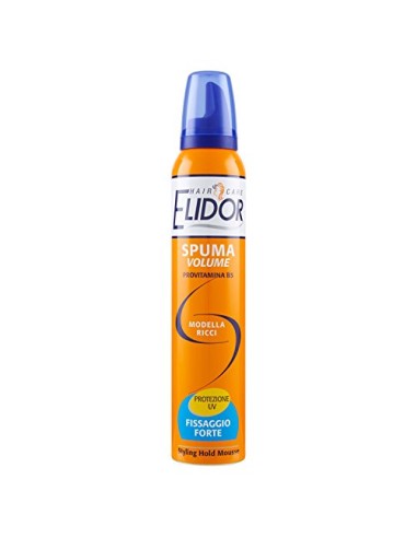 elidor spuma per capelli 200ml - modella ricci - fissaggio forte - filtro uv: tuttocasashop.live: igiene e cura della persona