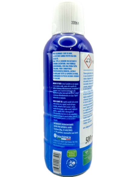 lucentiere inox - detergente multiuso anticalcare - 500ml - acciaio: tuttocasashop.live: pulizia e cura della casa
