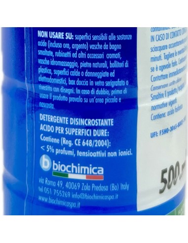 lucentiere inox - detergente multiuso anticalcare - 500ml - acciaio: tuttocasashop.live: pulizia e cura della casa