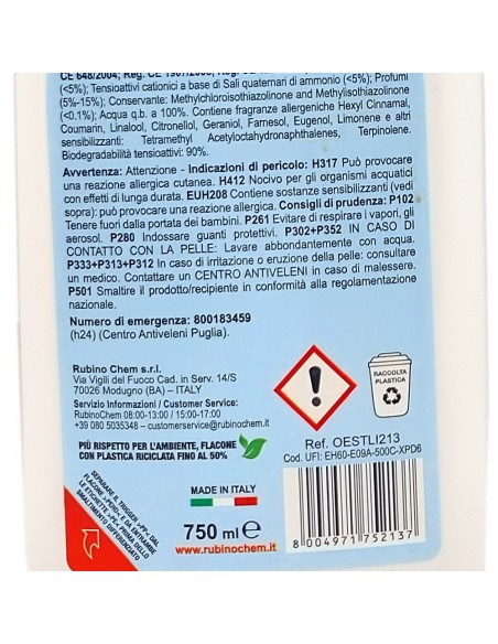 ole' oies ressenza deodorante multiuso igienizzante 750ml - lilla: tuttocasashop.live: pulizia e cura della casa
