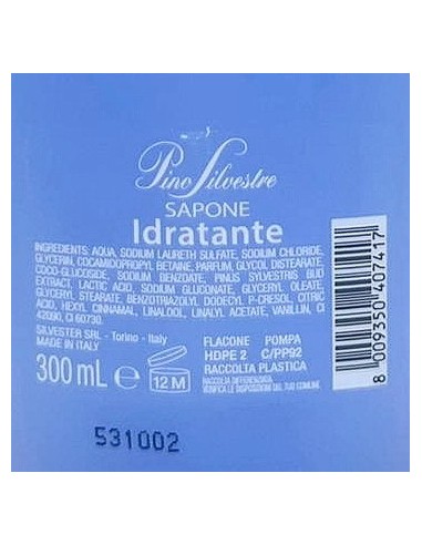 pino silvestre sapone liquido 300ml - gemme di pino: tuttocasashop.live: igiene e cura della persona