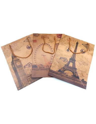 busta da regalo in carta 18x24x8cm - docorazioni assortite: tuttocasashop.live: altro - bazar