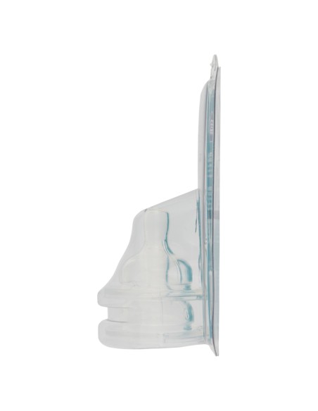 neobaby 2 tettarelle in silicone per biberon - flusso regolabile - 2m+: tuttocasashop.live: igiene e cura della persona