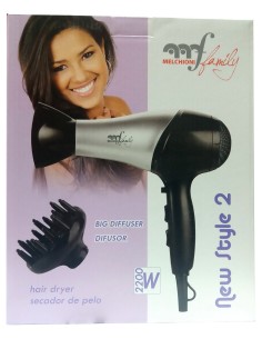 new style 2 phon asciugacapelli professionale 2000w - con diffusore grande: tuttocasashop.live: altro - bazar