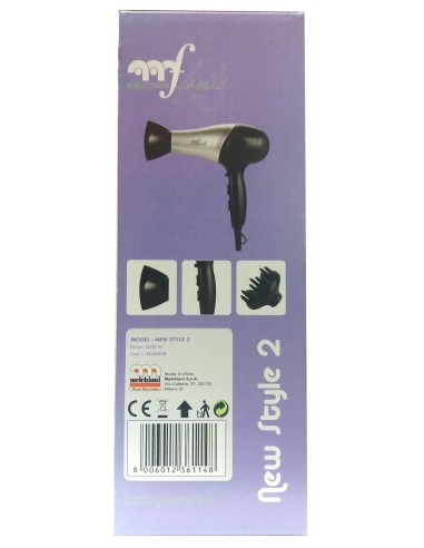new style 2 phon asciugacapelli professionale 2000w - con diffusore grande: tuttocasashop.live: altro - bazar