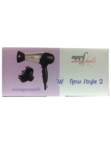 new style 2 phon asciugacapelli professionale 2000w - con diffusore grande: tuttocasashop.live: altro - bazar