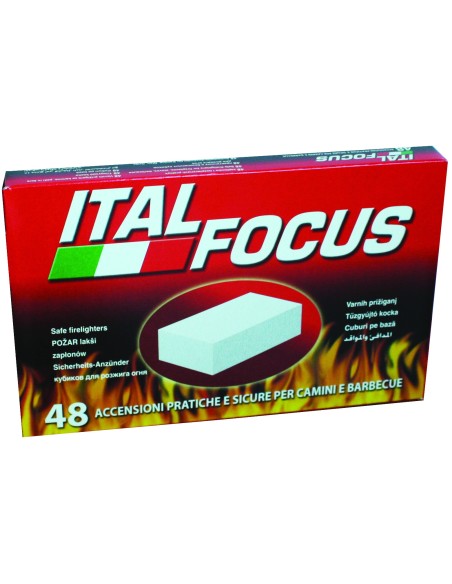 italfocus 48 tavolette accendifuoco - per camini e barbecue - bbq: tuttocasashop.live: altro - bazar