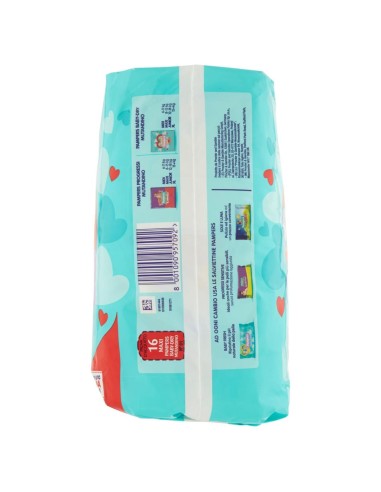 pampers baby dry mutandino - taglia 4 maxi 6-15kg - 16 pezzi: tuttocasashop.live: igiene e cura della persona
