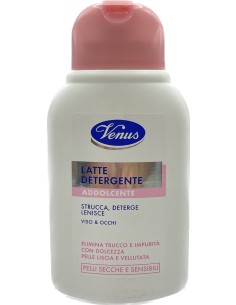 venus latte detergente per viso e occhi - 200ml - pelli secche e sensibili: tuttocasashop.live: igiene e cura della persona