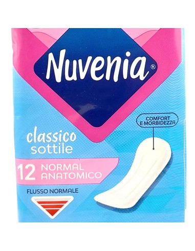 nuvenia classico - assorbenti sottili - 12 pezzi - anatomici: tuttocasashop.live: igiene e cura della persona