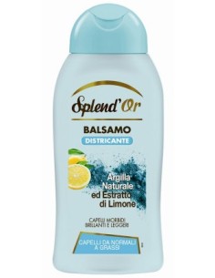 splend'or balsamo per capelli - 300ml - argilla - con estratto di limone: tuttocasashop.live: igiene e cura della persona