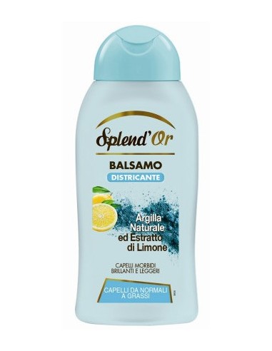 splend'or balsamo per capelli - 300ml - argilla - con estratto di limone: tuttocasashop.live: igiene e cura della persona