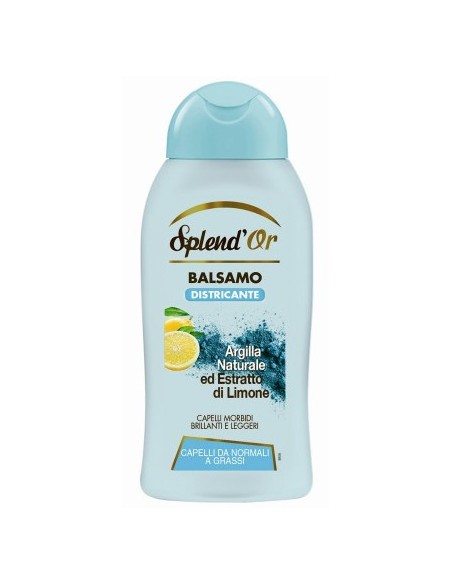splend'or balsamo per capelli - 300ml - argilla - con estratto di limone: tuttocasashop.live: igiene e cura della persona