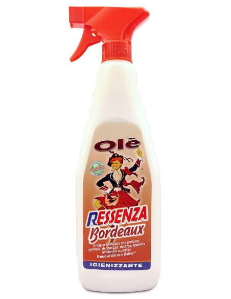 ole' oies ressenza deodorante multiuso igienizzante 750ml - bordeaux: tuttocasashop.live: pulizia e cura della casa