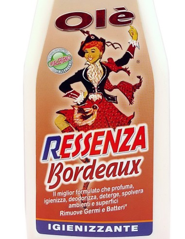 ole' oies ressenza deodorante multiuso igienizzante 750ml - bordeaux: tuttocasashop.live: pulizia e cura della casa