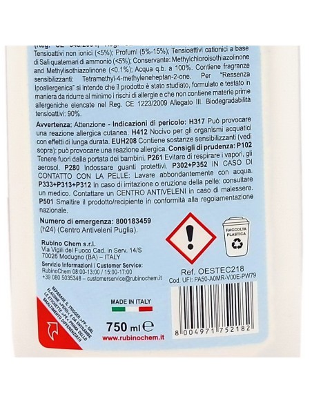 ole' oies ressenza deodorante multiuso igienizzante 750ml - ecru': tuttocasashop.live: pulizia e cura della casa