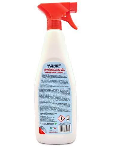ole' oies ressenza deodorante multiuso igienizzante 750ml - scarlatta: tuttocasashop.live: pulizia e cura della casa