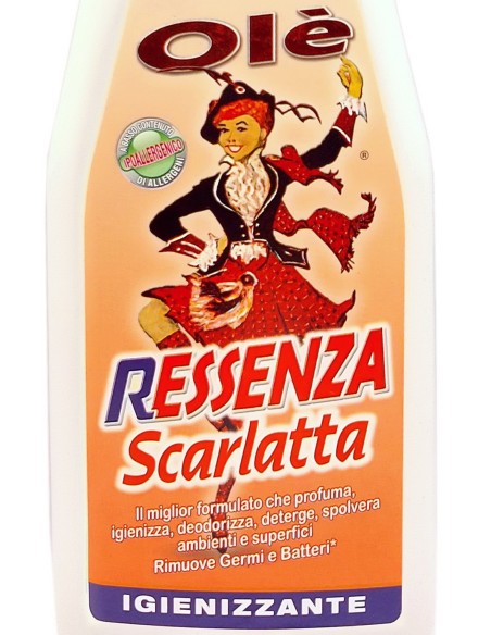 ole' oies ressenza deodorante multiuso igienizzante 750ml - scarlatta: tuttocasashop.live: pulizia e cura della casa
