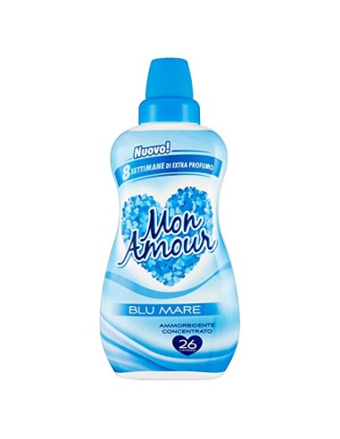 mon amour ammorbidente concentrato 26 lavaggi 650ml - blu mare: tuttocasashop.live: prodotti per bucato e tessuti