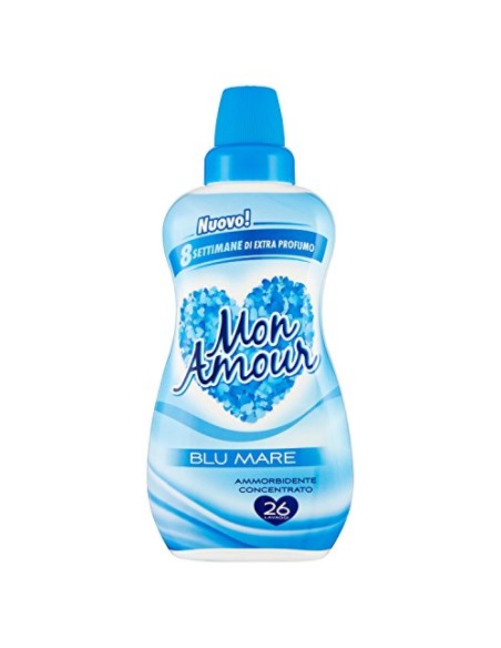 mon amour ammorbidente concentrato 26 lavaggi 650ml - blu mare: tuttocasashop.live: prodotti per bucato e tessuti