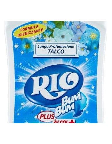 rio bumbum plus+ detergente pavimenti - 1 litro - talco: tuttocasashop.live: pulizia e cura della casa