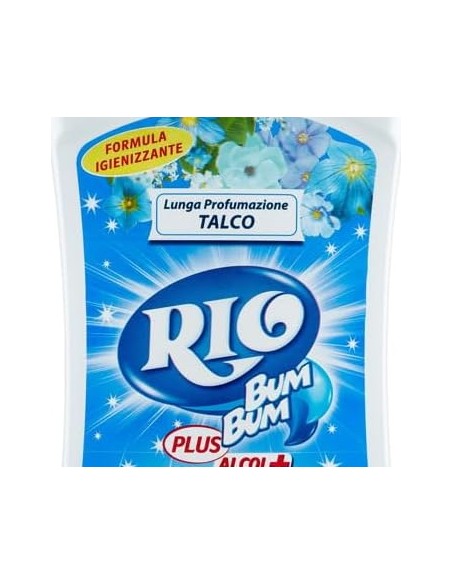rio bumbum plus+ detergente pavimenti - 1 litro - talco: tuttocasashop.live: pulizia e cura della casa