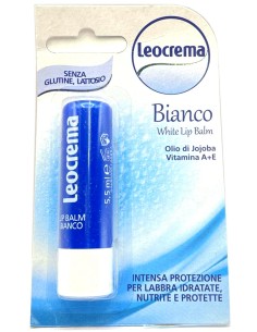 leocrema stick labbra 5.5ml - bianco - senza glutine lattosio parabeni: tuttocasashop.live: igiene e cura della persona
