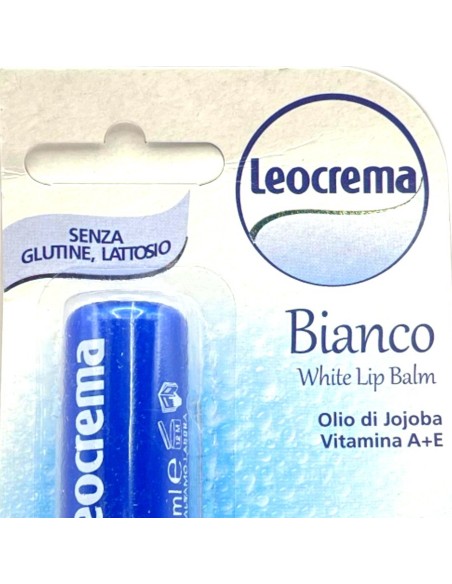 leocrema stick labbra 5.5ml - bianco - senza glutine lattosio parabeni: tuttocasashop.live: igiene e cura della persona