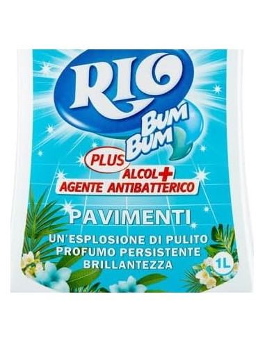rio bumbum plus+ detergente pavimenti - 1 litro - brezza marina: tuttocasashop.live: pulizia e cura della casa