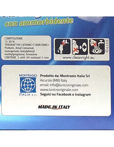 l'unico 20 fogli profumati per asciugatrice con ammorbidente - classico: tuttocasashop.live: prodotti per bucato e tessuti
