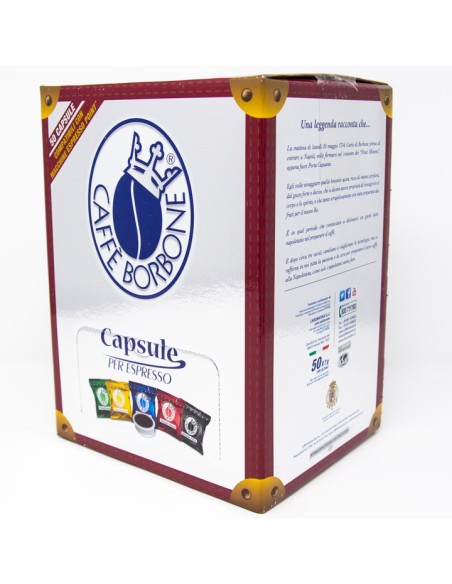 borbone caffe' 50 capsule - compatibili lavazza point - miscela rossa: tuttocasashop.live: altro - bazar