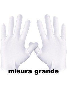 fatigati guanti in cotone bianchi - misura grande: tuttocasashop.live: pulizia e cura della casa