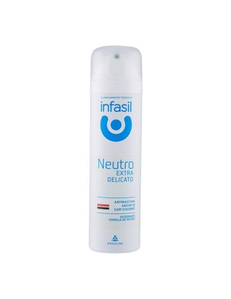 infasil deodorante spray - 150ml - extra delicato - antimacchia: tuttocasashop.live: igiene e cura della persona