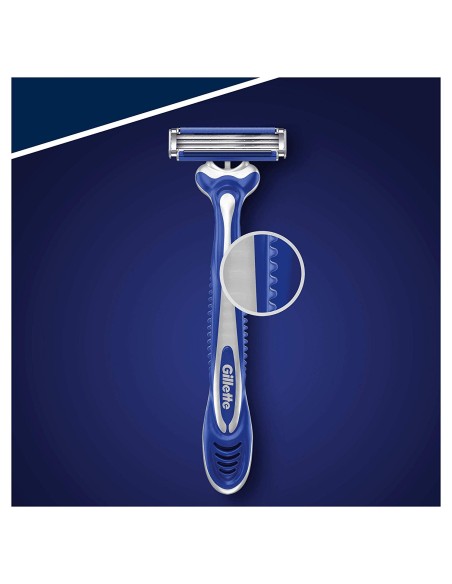 gillette sensor3 rasoi radi e getta trilama - 5 pezzi - normal - comfortgel: tuttocasashop.live: igiene e cura della persona
