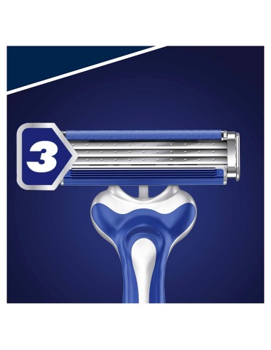 gillette sensor3 rasoi radi e getta trilama - 5 pezzi - normal - comfortgel: tuttocasashop.live: igiene e cura della persona