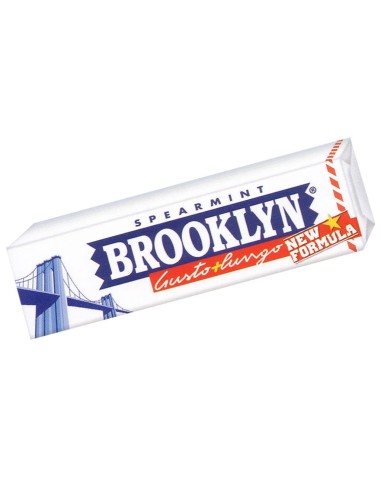 brooklyn gomme da masticare - 25 grammi - 9 gomme - spearmint gusto lungo: tuttocasashop.live: igiene e cura della persona