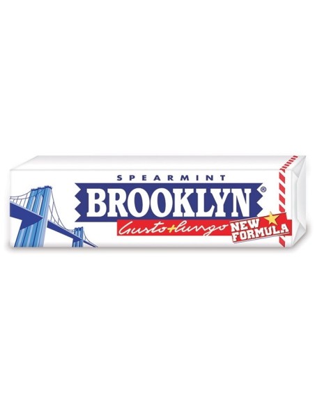 brooklyn gomme da masticare - 25 grammi - 9 gomme - spearmint gusto lungo: tuttocasashop.live: igiene e cura della persona