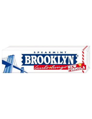 brooklyn gomme da masticare - 25 grammi - 9 gomme - spearmint gusto lungo: tuttocasashop.live: igiene e cura della persona