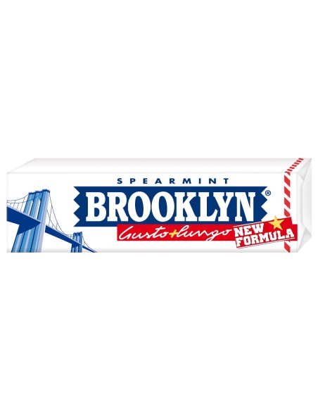 brooklyn gomme da masticare - 25 grammi - 9 gomme - spearmint gusto lungo: tuttocasashop.live: igiene e cura della persona