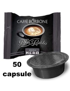 borbone don carlo caffe' 50 capsule compatibili a modo mio - miscela nera: tuttocasashop.live: altro - bazar