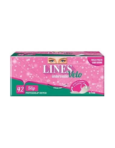 lines intervallo velo proteggislip distesi - 42 pezzi - salvaslip: tuttocasashop.live: igiene e cura della persona