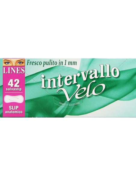 lines intervallo velo proteggislip distesi - 42 pezzi - salvaslip: tuttocasashop.live: igiene e cura della persona