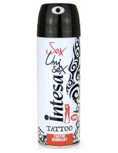 intesa sex unisex deodorante spray 125ml - 24h - tattoo: tuttocasashop.live: igiene e cura della persona