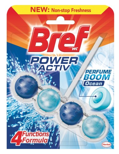 bref wc power activ - tavoletta wc deodorante 4 funzioni - 50g - ocean: tuttocasashop.live: pulizia e cura della casa
